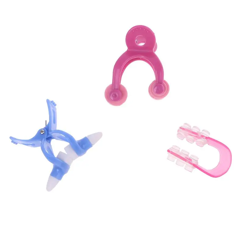 3 Pieces Nose Up Lifting Clips Nose Clip on Safety Nose Lifter Nose Bridge Slimming Clips Beauty Clip Tool Straightening