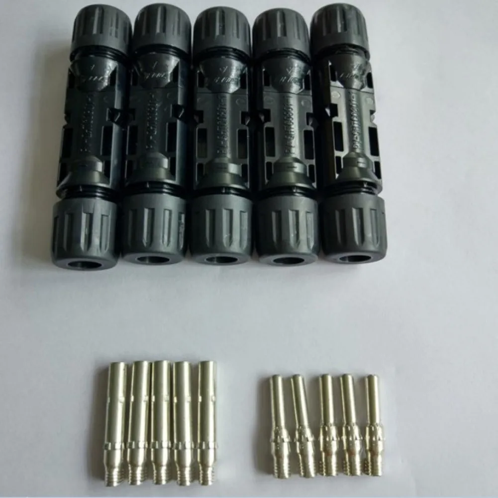 Solar Panel Cable Connector Solar Cable Connector Secure Solar Panel Cable Connector Male/Female Waterproof IP67 Protection