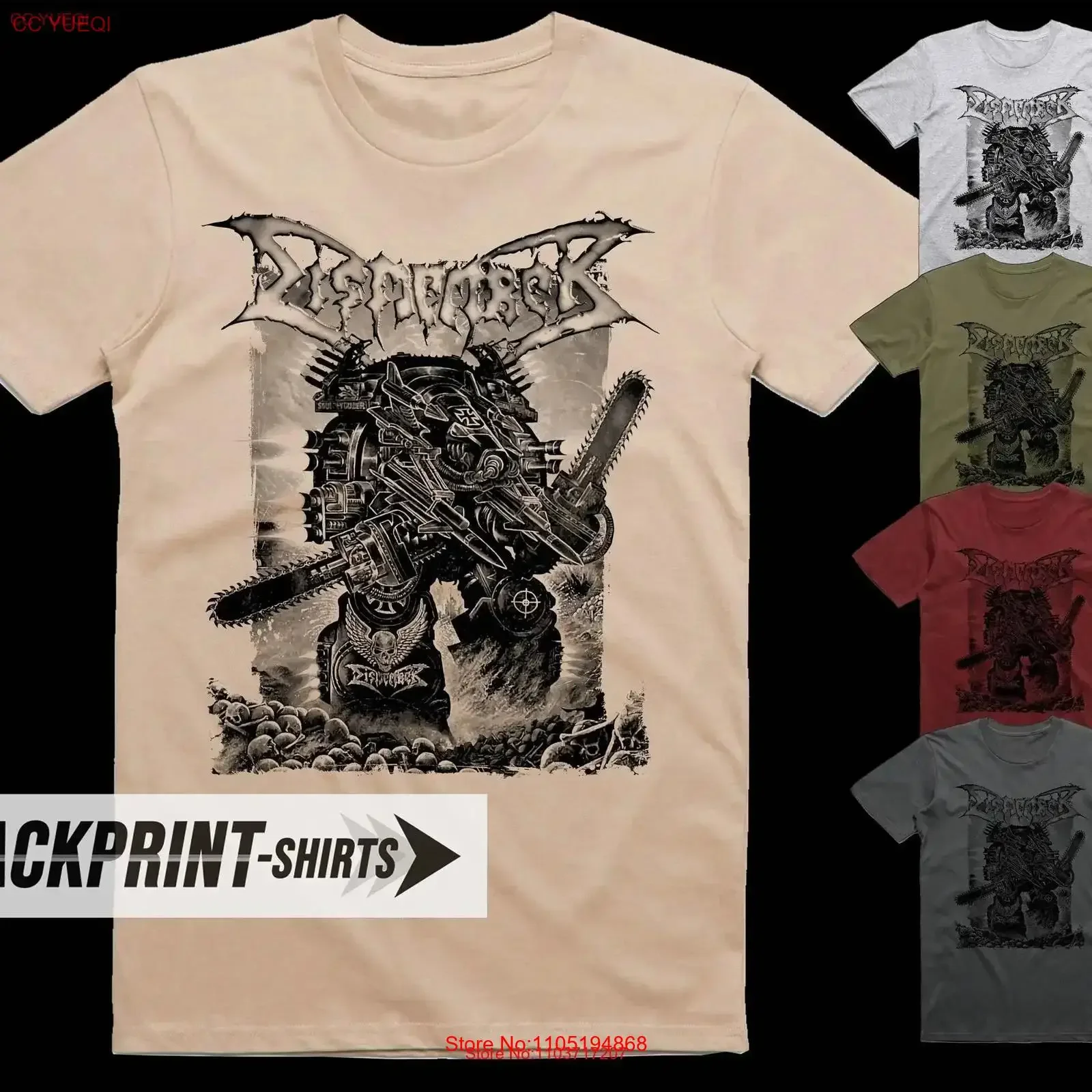 Dismember Massive Killing Capacity T Shirt cotton Men's all sizes S 5XL 18 colors band poster album cover vintage Washed