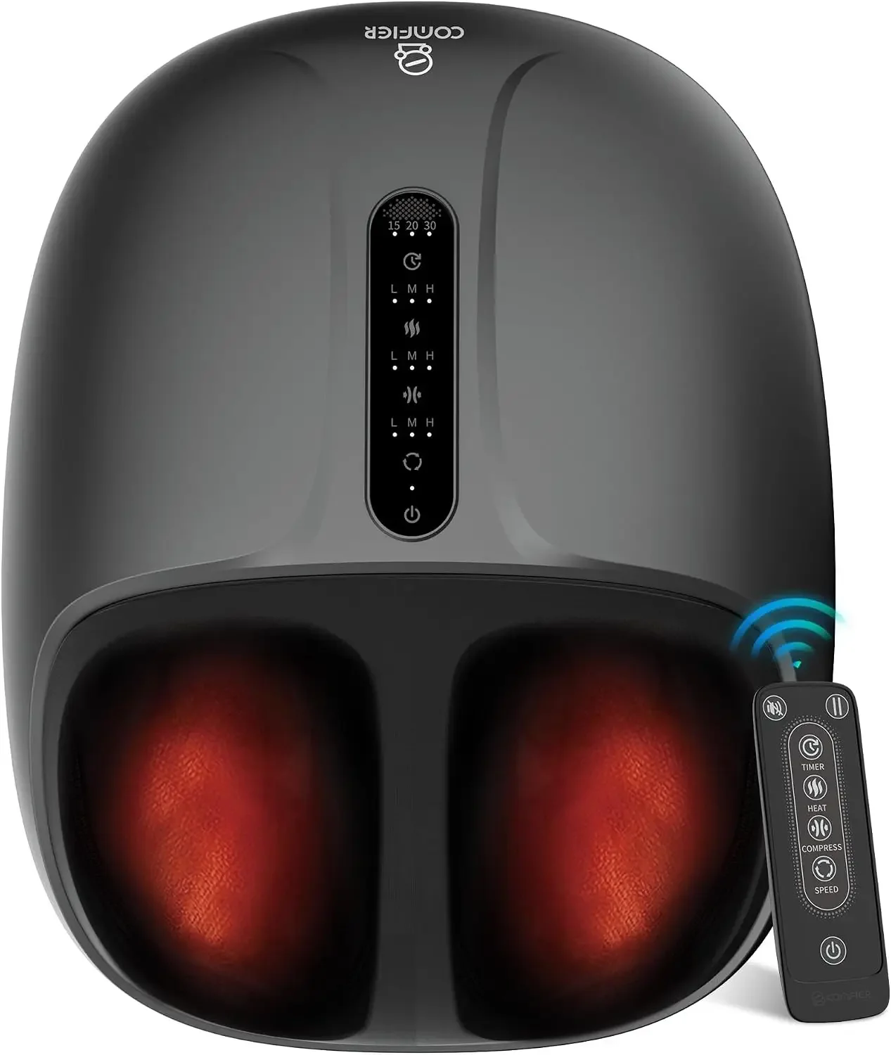 Large Shiatsu Foot Massager with Heat,Size Up to 15