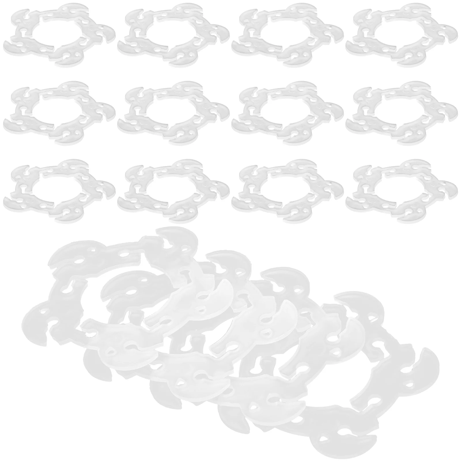 100 Pcs Balloon Arch Clip Balloons Stand Clear Rings Fixing Buckles Folder Connectors Clamp