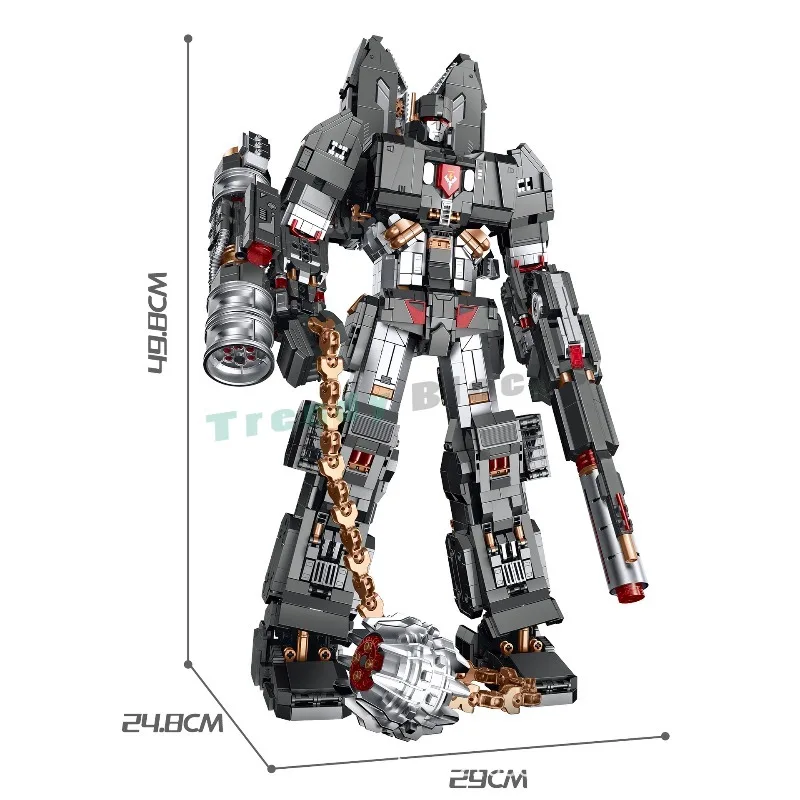 3727PCS Mech Tank Form Switching LED Building Blocks,Classic Highly Restored Armor/Tank Model Hobbyists Collect Toy Holiday Gift