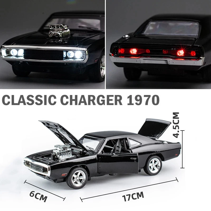 1:32 Simulation Challenger 1970 Fast Alloy Classics Car Model Diecasts & Toy Vehicles Furious Cars Decoration Toys Children Boy