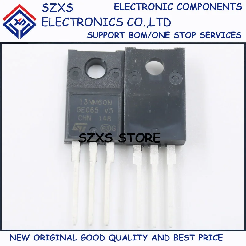 

New Original 10Pcs 13NM60N STF13NM60N TO-220F 650V 11A MOSFET Field Effect Transistor In Stock Good Quality