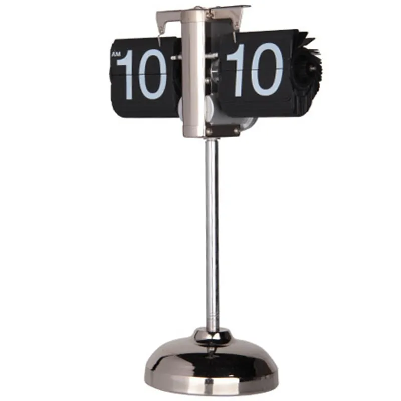 

Hot Selling Miaoke Creative Landing Automatic Flipping Clock Simple Home Use Scalable Pull Rod Flipping Clock