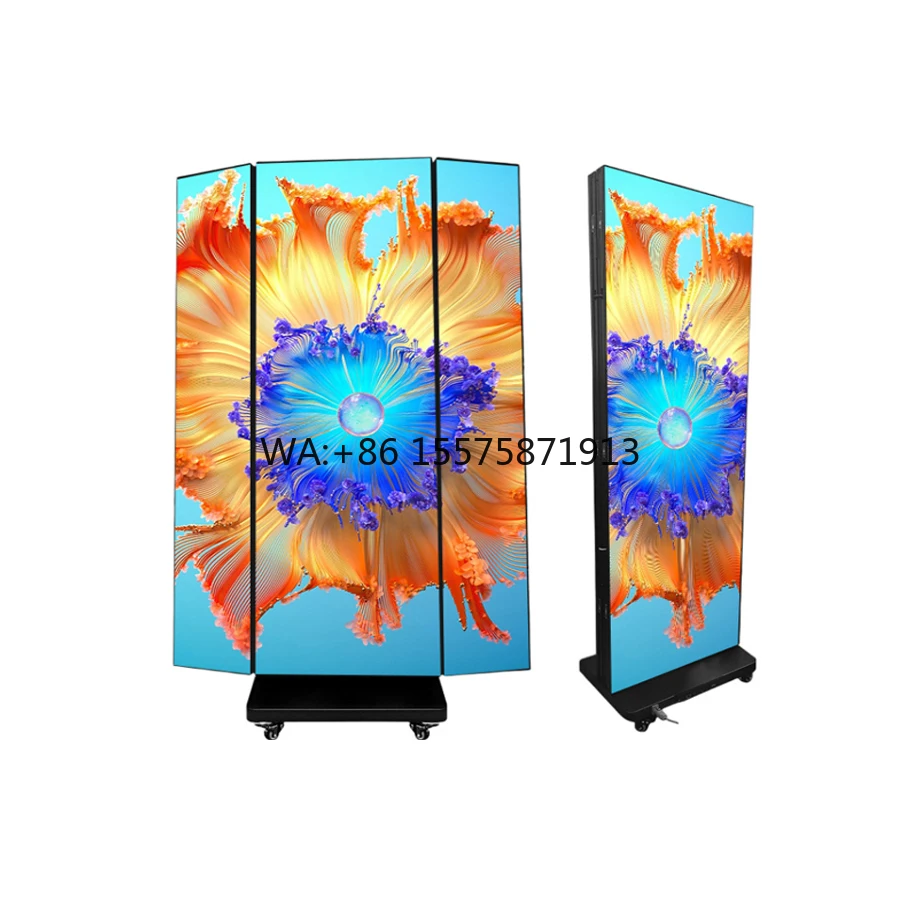Removable Support Customization Multimedia Vertical Disp y Screen Intelligent Cooling Outdoor Led Screen Disp y Waterproof LED