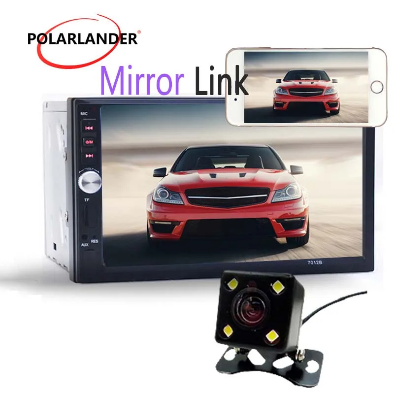 

7012B1 2 DIN 7-дюймовый автомобильный MP4-плеер: Bluetooth, пульт дистанционного управления, модель 7012B1