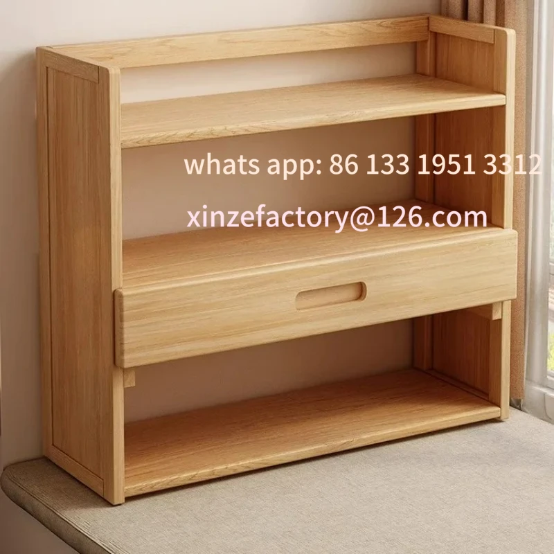 

Customizable Multi-Layer Bamboo Cupboard Organizer Ra Office Table Desktop Cup Storage elf Small Size Display Stand