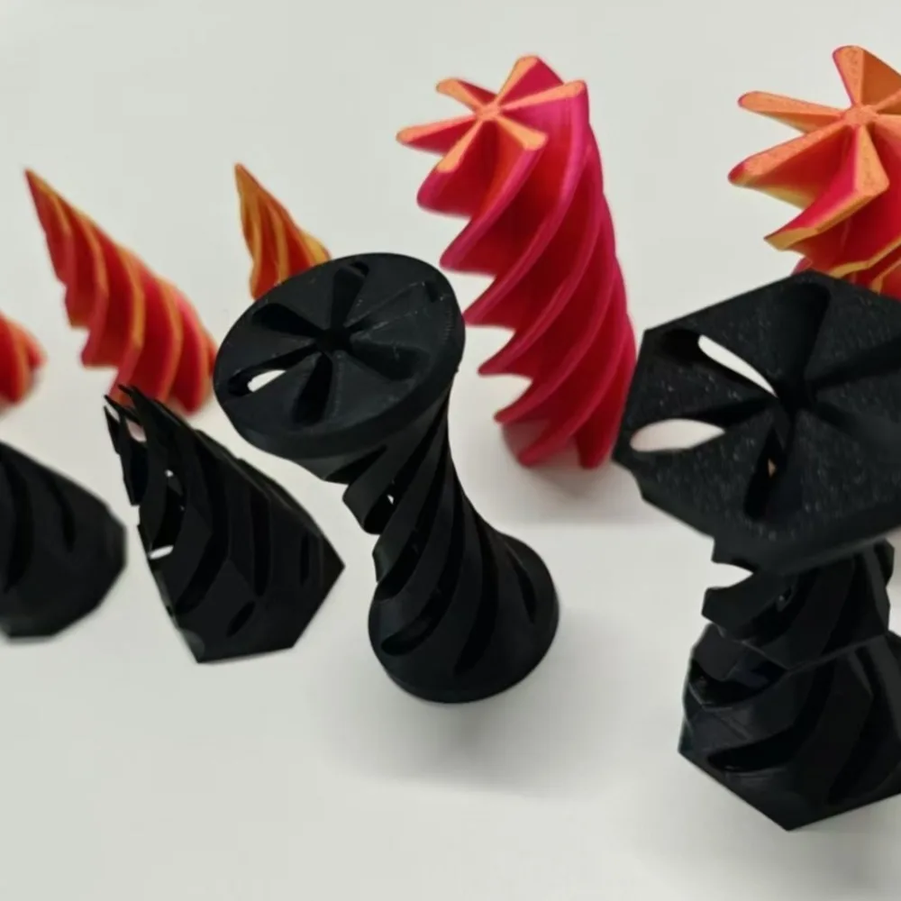 Intelligence Development Impossible Pyramid Passthrough Math Games Decorative Ornaments Spiral Cone Fidget Toy