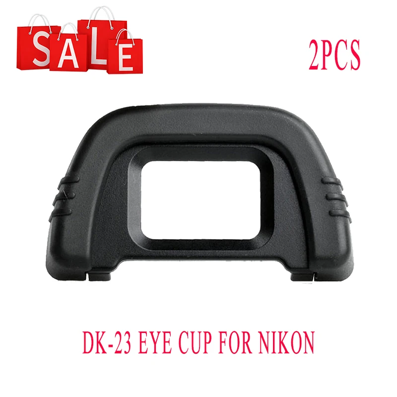 2pcs DK-23 Rubber EyeCup Eyepiece for Nikon F80 F65 F55 FM10 D100 D200 D300 D600 D610 D700 D750 D7000 D7100 D90 D80 D70S D70