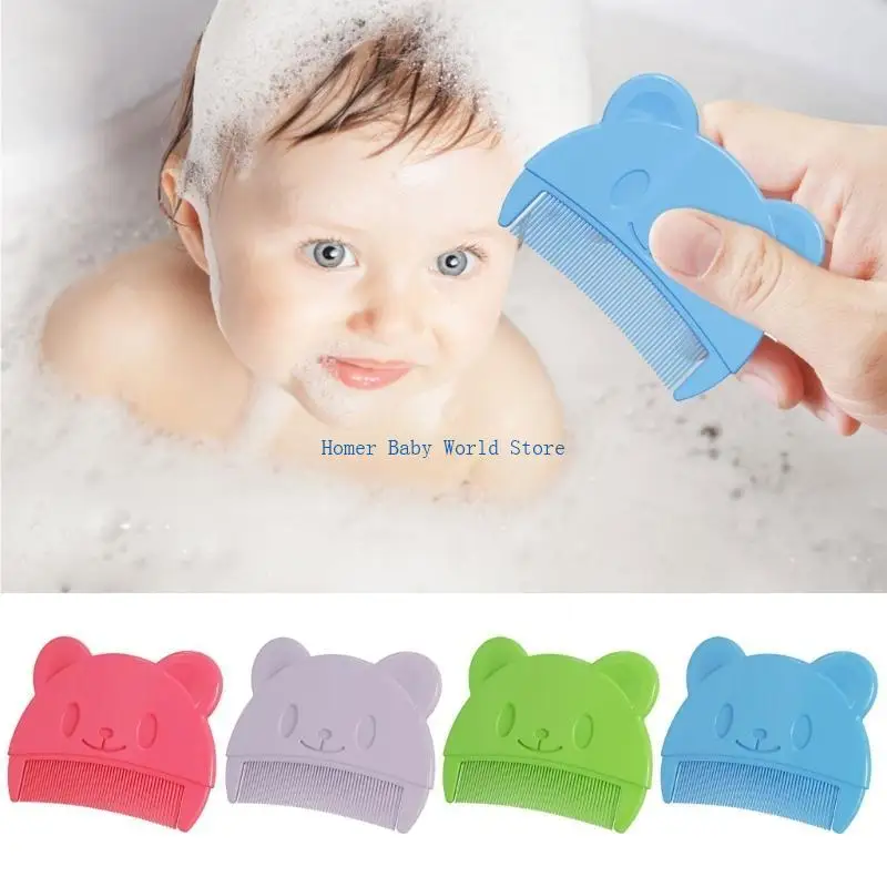 مشط تصفيف شعر الأطفال الرضع من B2QD، مشط شعر للأطفال الصغار، جهاز تدليك الرأس ومنظف الشعر