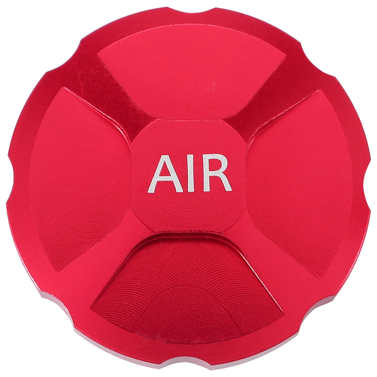 New MTB Bicycle Fork Cover Cap Aluminum Alloy Air Fork Nozzle Cover Shock Absorption Front Fork Gas Caps Cover,Red