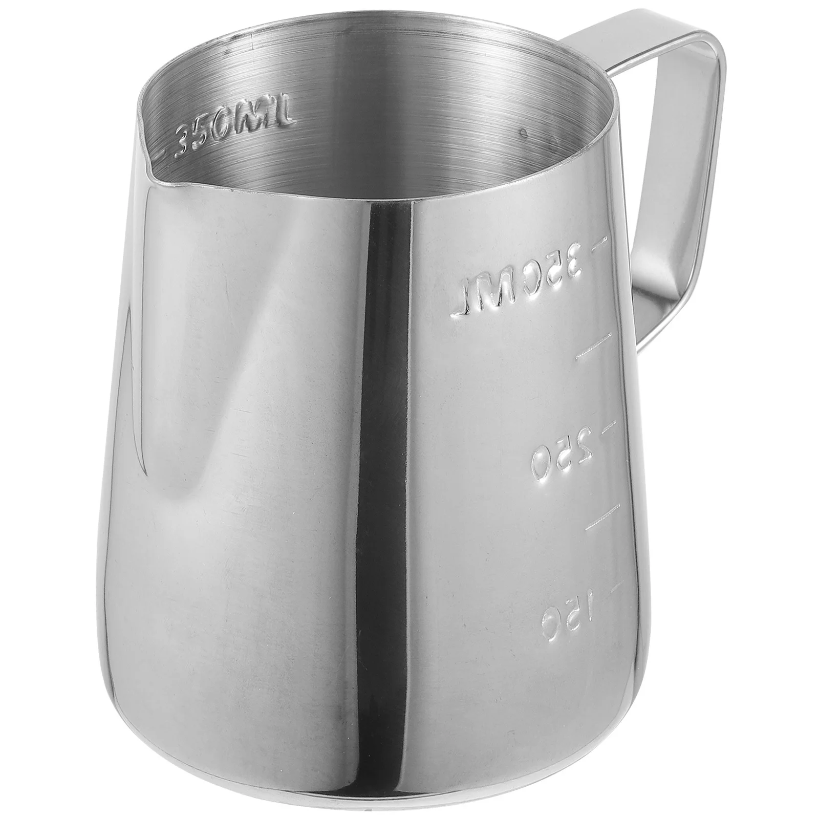 

Milk Steaming Pitcher Stainless Steel Frothing Cup Latte Art Spout Design Ergonomic Grip Everyday Use Steel Milk Jug