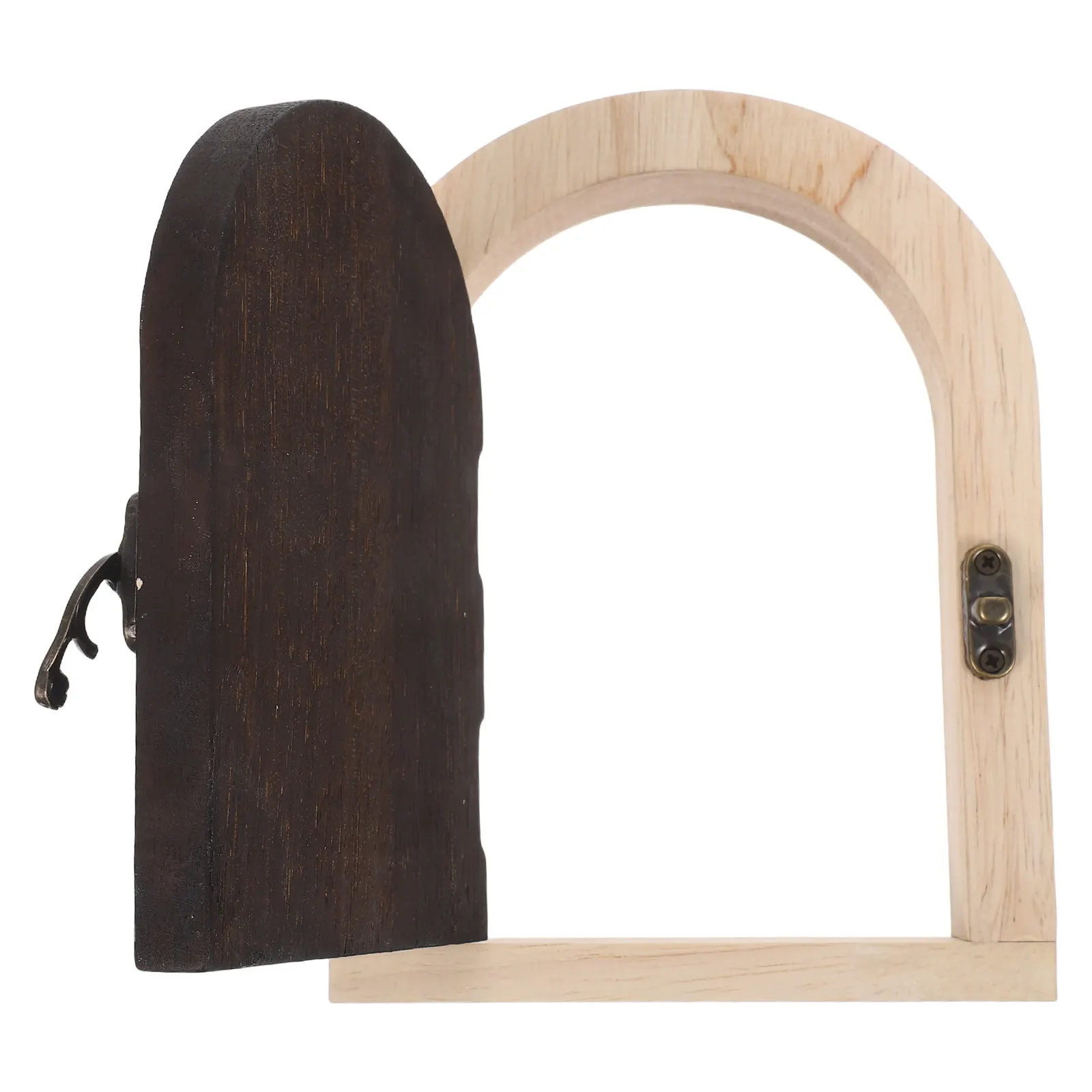 

Fairy Door Wooden Outlet Cover Decorative Socket Protector Baby Proof Plug Guard Flip Door Safety Cover for Nursery Bedroom