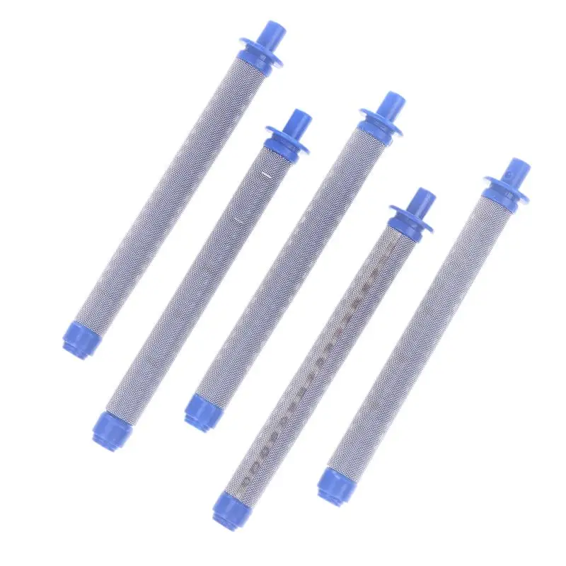 Spray Gun Accessories - 5/10 PCS 60 Mesh Filters: Blue, Airless, High Pressure Rating.