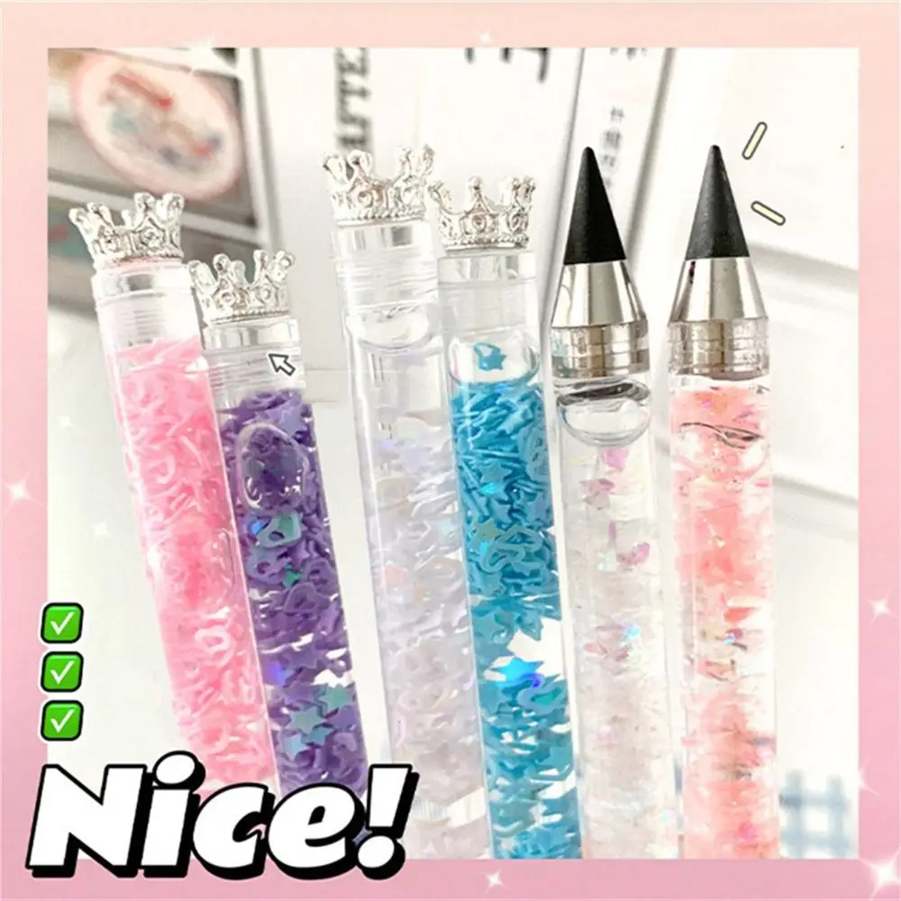 

No Ink Unlimited Writing Pencil Technology Replacement Nibs Wind Flow Sand Pen Drawing Art Sketch Eternal Pen Stationery
