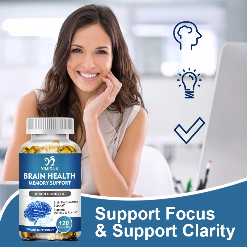 Nootropic Brain Supplement Capsules Improves Brain Memory Natural Neurocognitive Enhancement Brain Booster Supplements