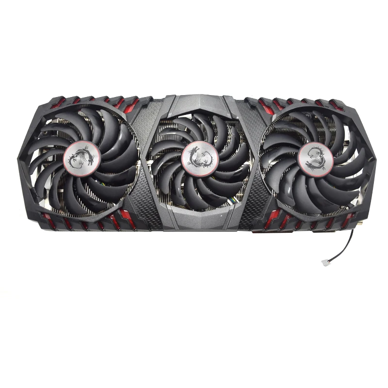 Nuevo reemplazo del radiador del ventilador del refrigerador de 95MM/85MM para ventiladores de refrigeración de la tarjeta gráfica MSI GEFORCE GTX 1080 TI GAMING X TRIO