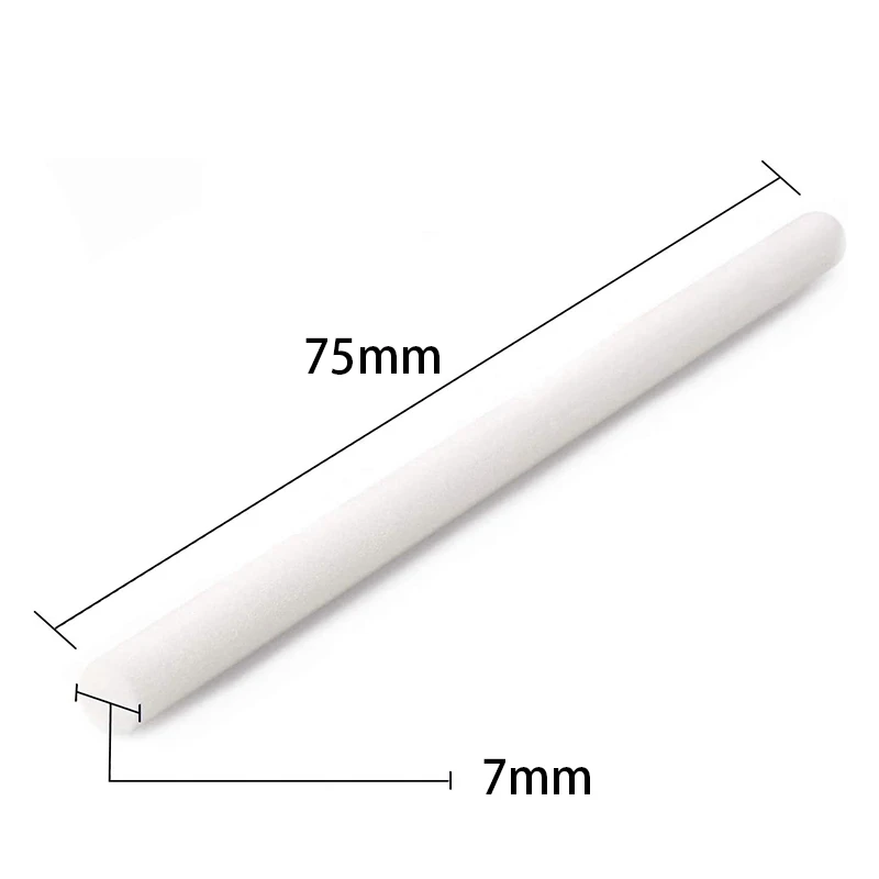 60 szt. Filtrów wacik wkłady wymienne knoty do przenośnych osobistych nawilżaczy zasilanych z USB