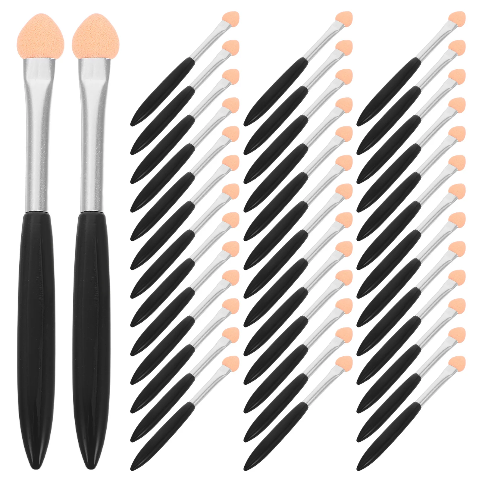 

50pcs Sponge Applicators Small Painting Brushes For Watercolor Blending Ink Detailing Diy Scrapbooking Card Making Tools Artist