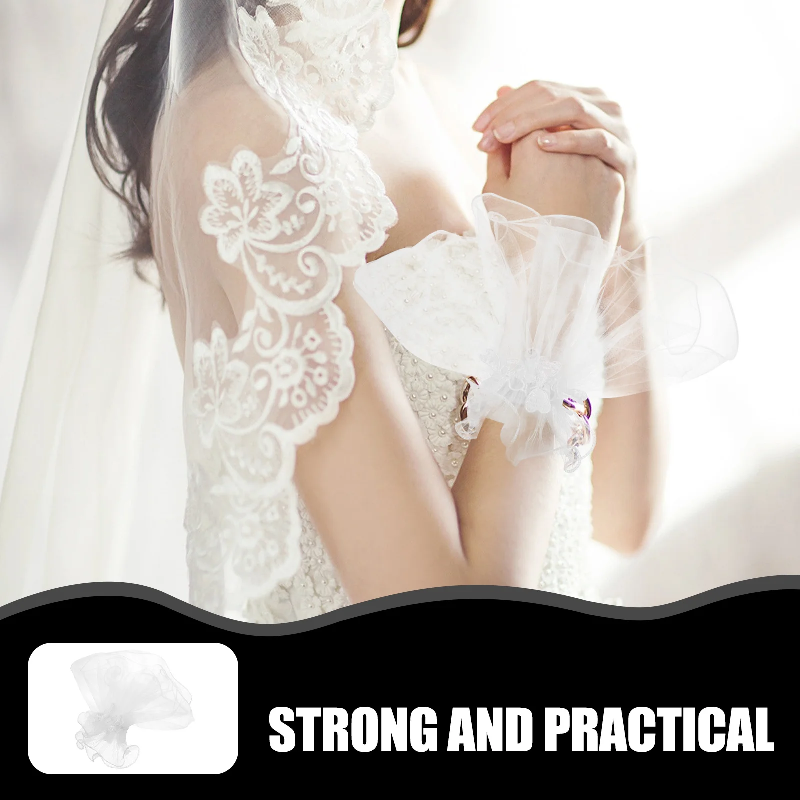 

Lace Fake Cuff Women Fashion Accessory Comfortable Stretchy Bridal Wedding Sleeve Matching Dresses Sweaters Tshirt Blouse