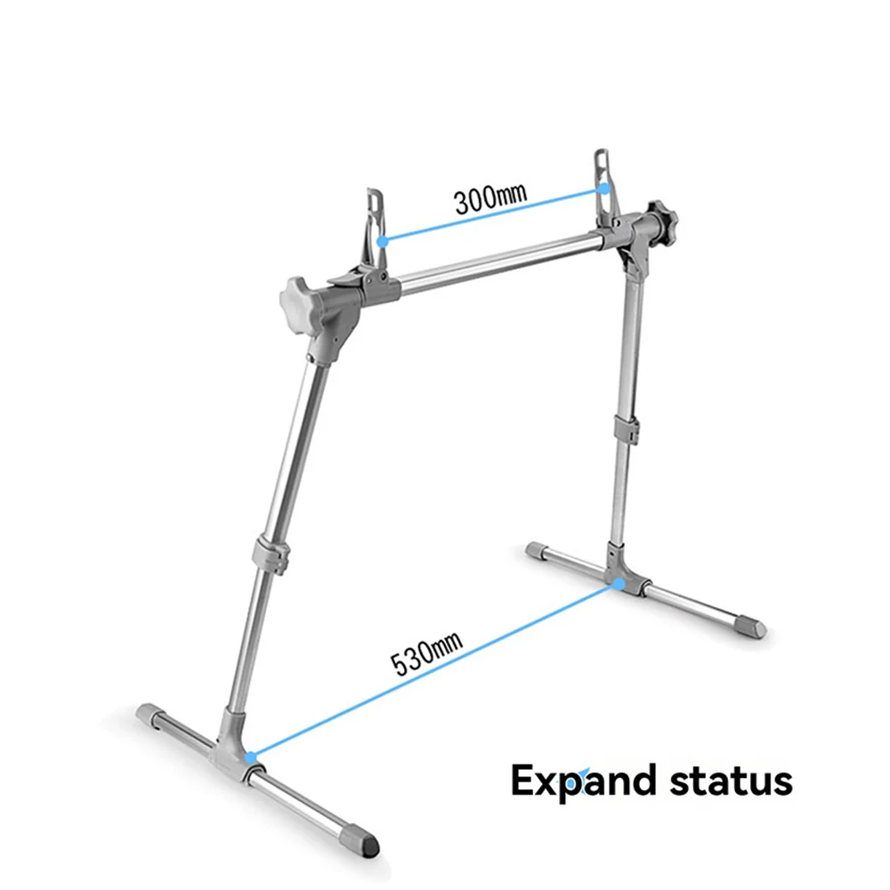 Складная напольная подставка для планшета с регулируемой высотой (35-45 см), универсальный держатель для телефона