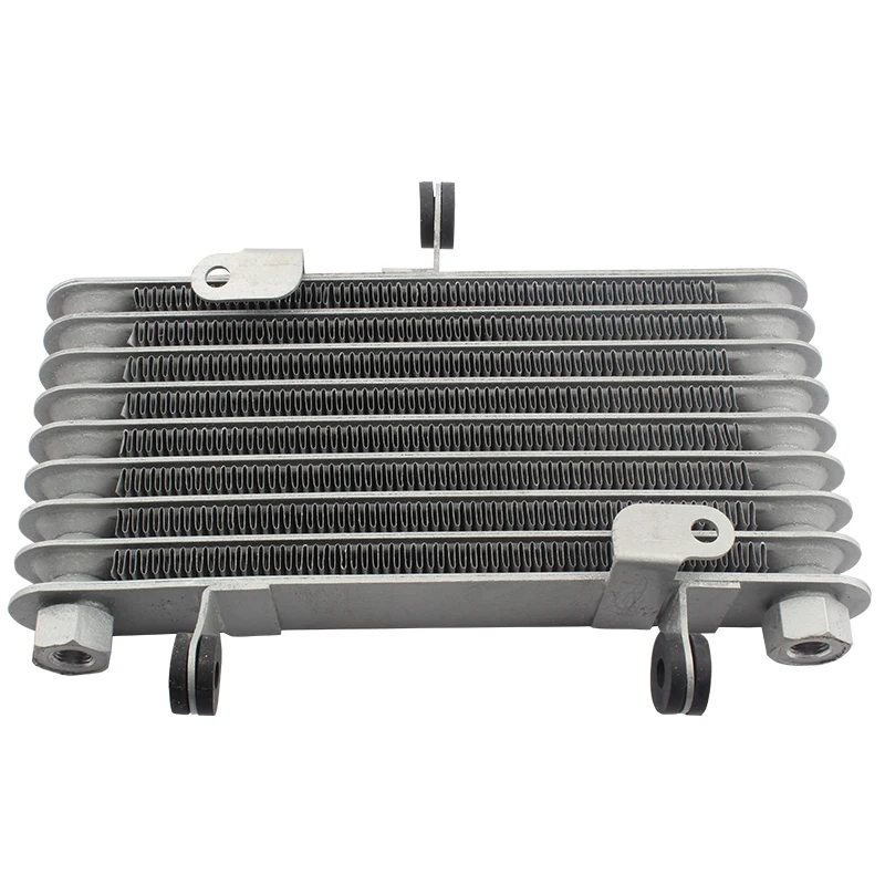 Motorcycle Aluminum 8 Row Cooling Radiator Engine Oil Cooler +Fan Cooling Radiator  For 125CC-250CC Motorcycle Dirt Bike ATV