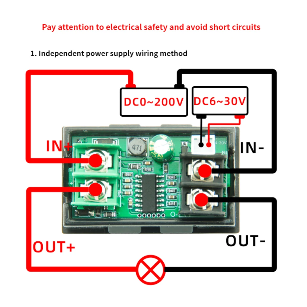 DC720 30V Digital Power Energy voltmetro amperometro tensione wattmetro misuratore di temperatura misuratore di frequenza di energia elettrica 9 In1