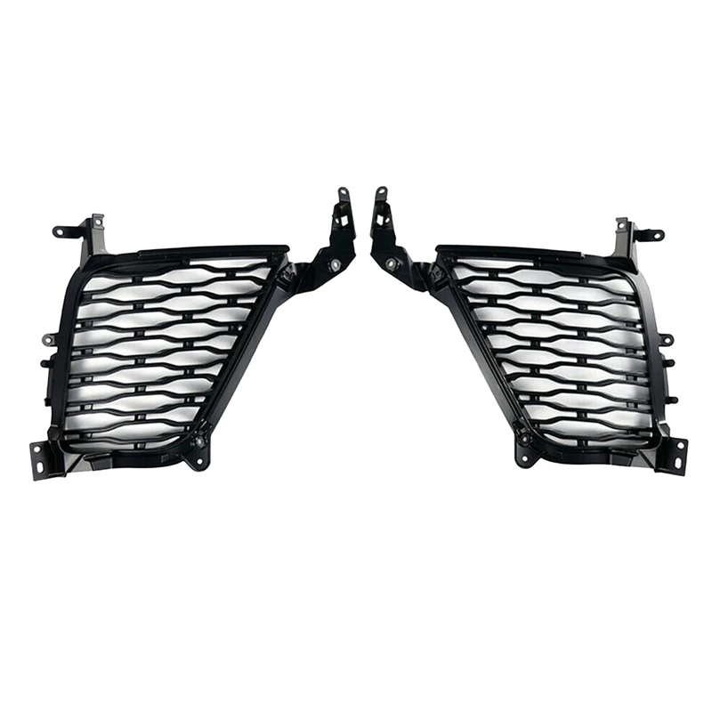 

1Pair Front Bumper Vent Grille Bezel LR126802 LR126801 Fit For 2018-2021 Land Rover Range Rover Velar SVA L560