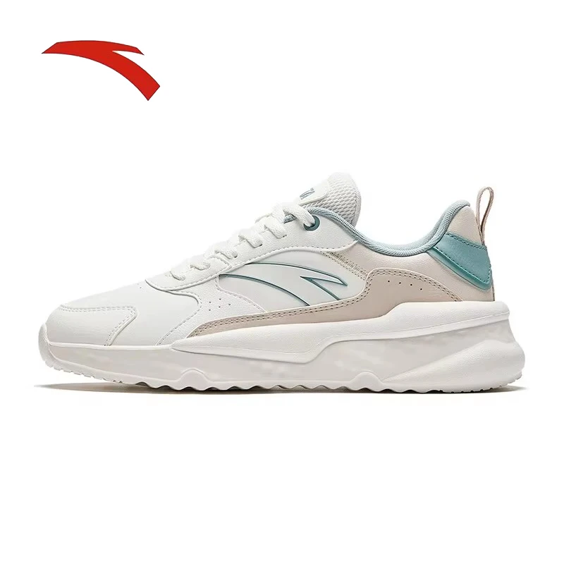 

ANTA lightweight soft soled low cut casual shoes for women in spring trend,simple sports shoes,comfortable white shoes for women