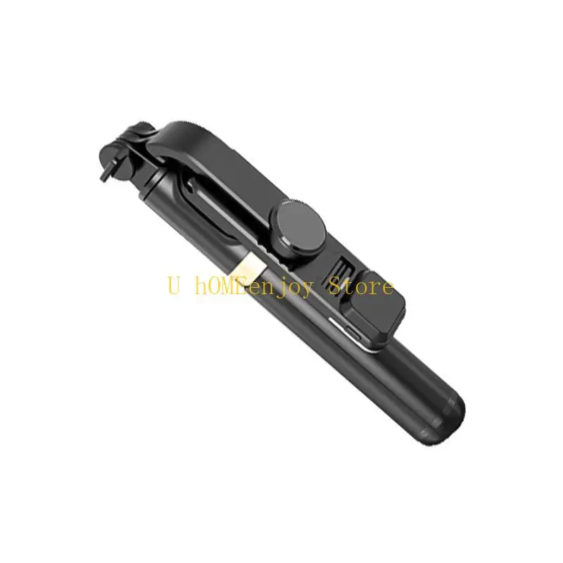 

B0KF Q03s Smartphone Tripod Stand Bluetooth-compatible Remote Shutter Aluminum Alloy Selfie for Travel and Photography