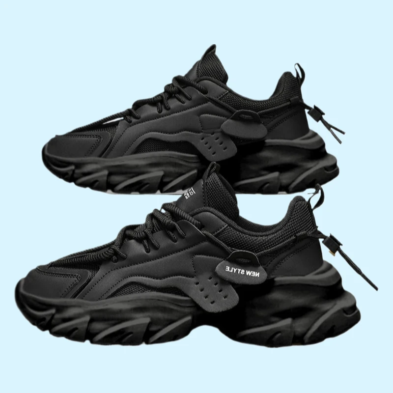 Outdoor Running Four Seasons New Tennis Men Soft Soles Comfort Male Men's Shoe Breathable Thick Soled Casual Sneakers