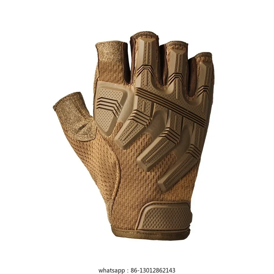 

Pick up Leaks Outdoor Luya Fishing Gloves Tactical Gloves Motorcycle Riding Fitness Breathable Half Finger Gloves