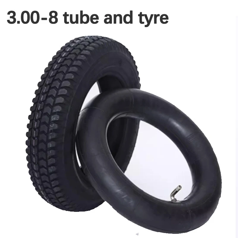 3.00-8 tire 300-8 Scooter Tyre & Inner Tube for Mobility s 4PLY Cruise Mini Motorcycle