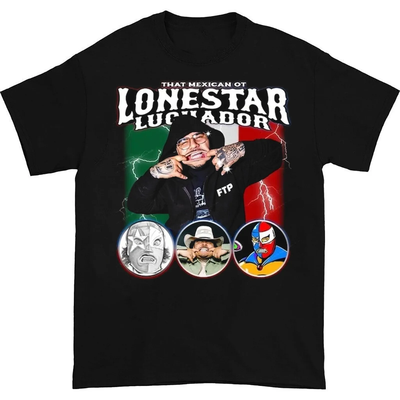 That Mexican Ot Lonestar Luchador Gift For Fan S to 5XL T-shirt