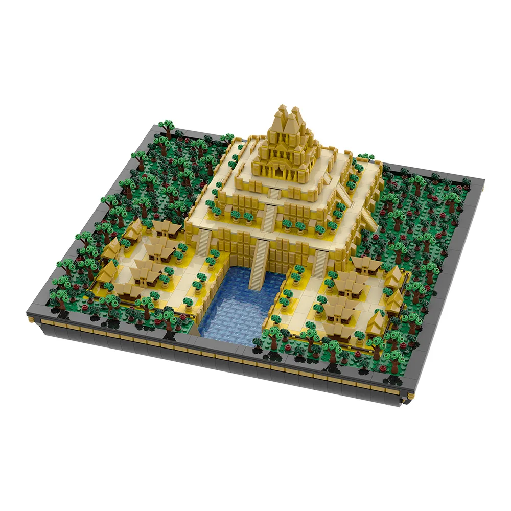 Gobricks MOC Sławny El Dorado Mikrobudowa Klocki Konstrukcyjne Widok Ulicy Miejskiej Architektura Cegły Zabawka do Składania dla Dzieci Prezent