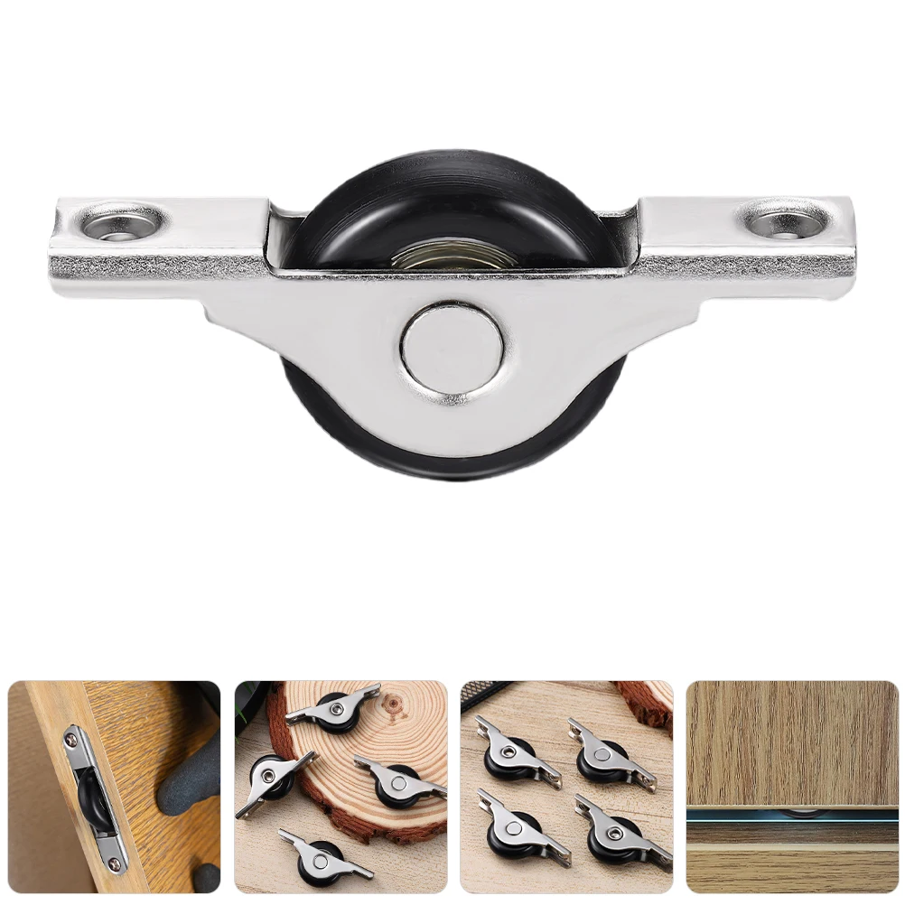

6pcs Nylon Rollers Sturdy Smooth Silent Cabinet Wardrobe Replacement Wheels For Windows niture Closet Kit Sliding Wheel Set