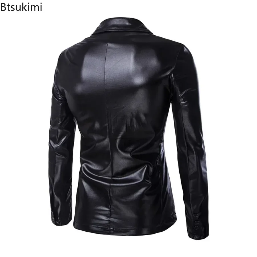 2024 Men\'s Silver Golden Black Performance Jacket Blazrs Fashion Stage Show Shiny Clothes with Two Button Small Suit Jacket Men