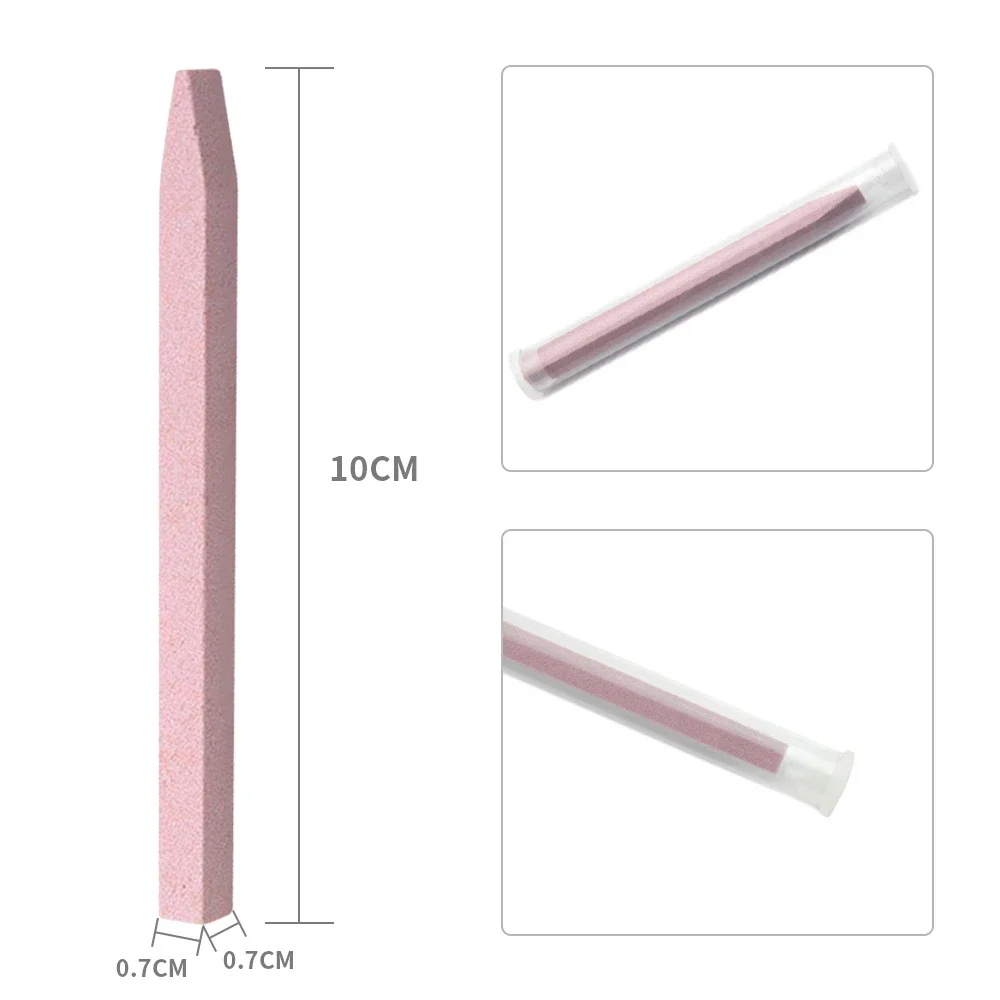 ตะไบเล็บ 1 ชิ้น หินลับเล็บ เซรามิก สำหรับขัดหนังกำพร้า ทำความสะอาดเจลขัดเงา กำจัดหนังที่ตายแล้ว อุปกรณ์ทำเล็บมือและเล็บเท้า