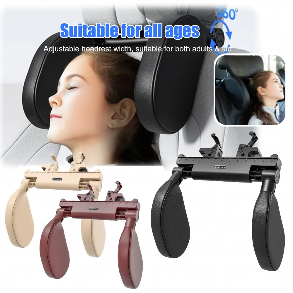 

Car Headrest Pillow Adjustable Sleeping Headrest for Car Seat Head Neck Support Rest Pillows for Travel Car Accessories