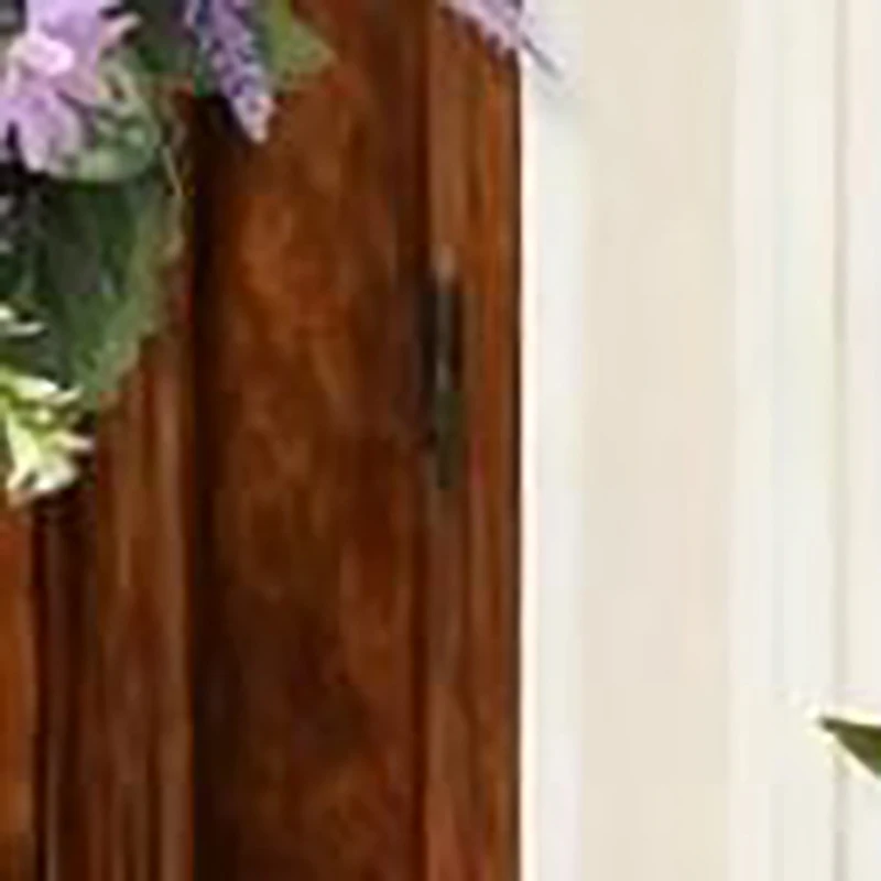 

Artificial Dahlia Orchid Wreath For Spring Wedding Party Decorations Door Artificial Flower New Artificial Hanging Flowers
