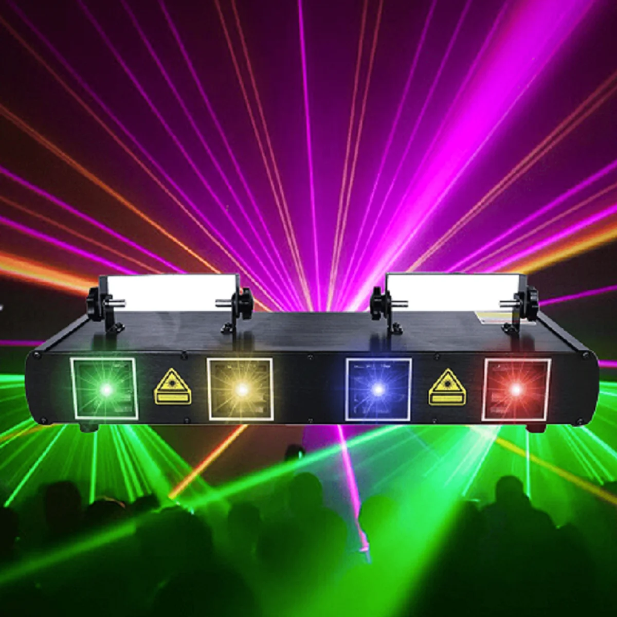 

Dj Lights Party Lights 4-лучевой эффект, звуковой управляемый сценический светильник, управляемый DMX, сценическое освещение для дискотек, стробоскопические огни, домашняя вечеринка