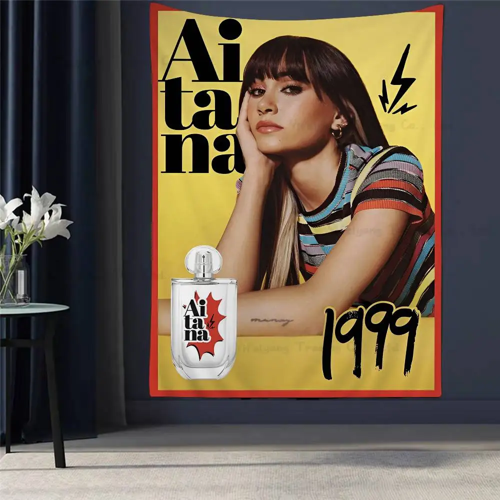 

Aitana Singer Printed Large Wall Tapestry Hanging Tarot Hippie Wall Rugs Dorm Cheap Hippie Wall Hanging