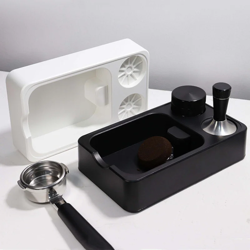 Coffee Tamping Station 51mm 54mm 58mm Portafilter Holder Tamper Mat Stand Espresso Knock Box Delonghi Breville Maker Accessories