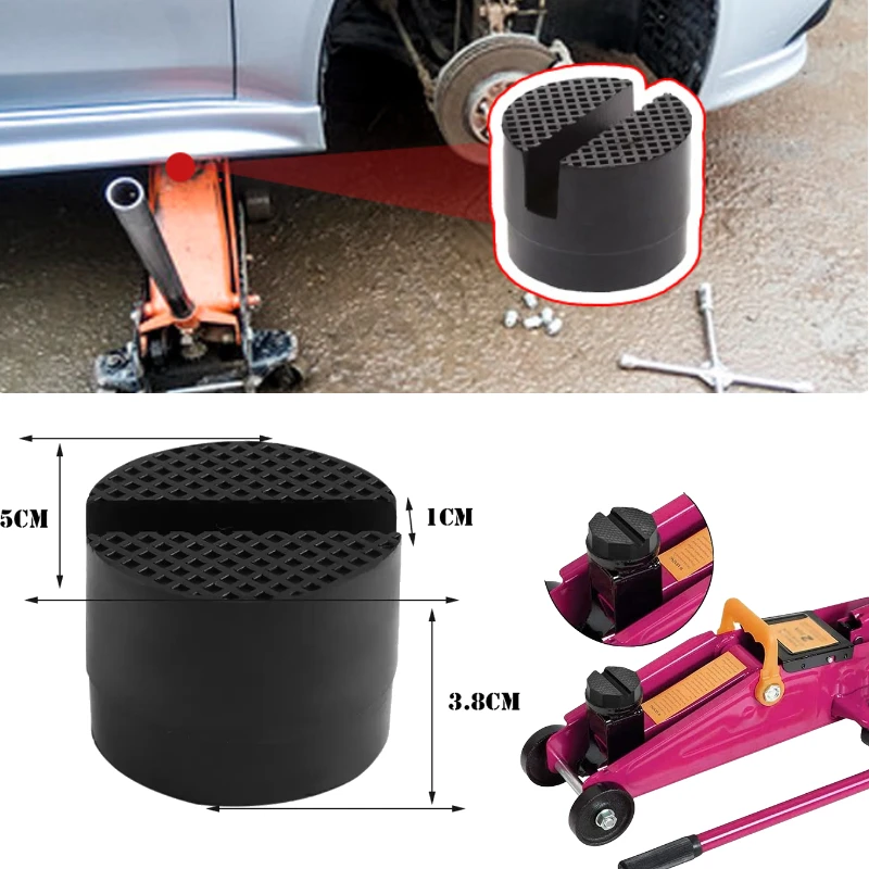 

Universal Car Lift Jack Stand Rubber Pads Frame Protector Adapter Floor Slotted Car Jack Rubber Pad For Lexus Subaru Fiat Volvo