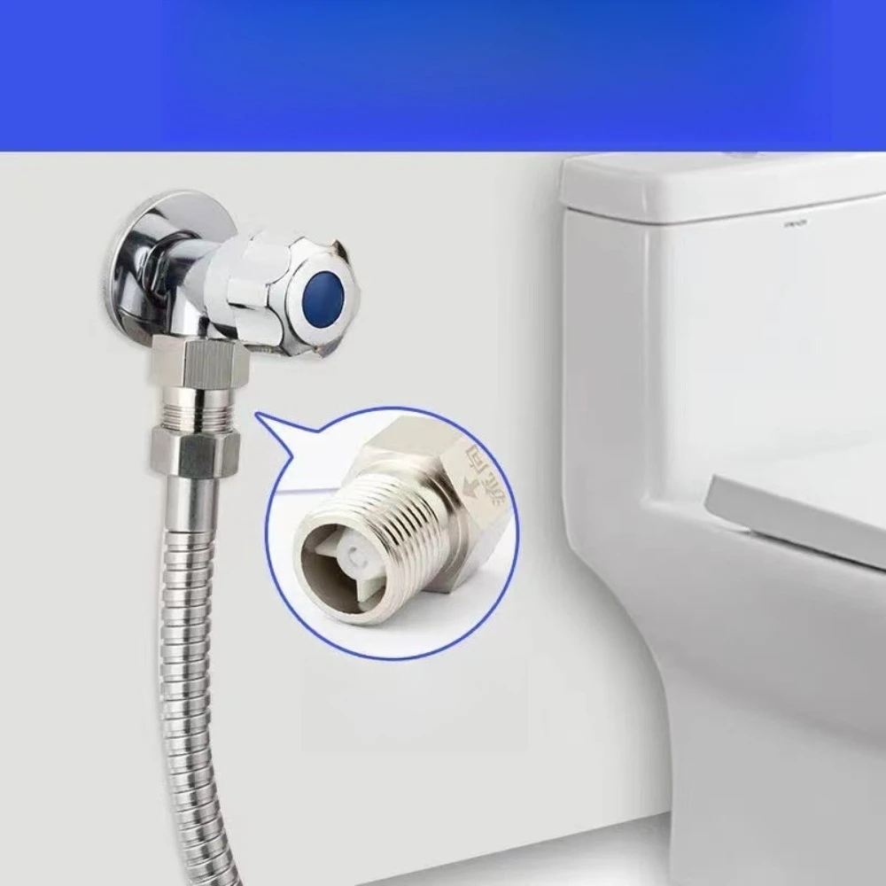 Toilet Check Valve Male Female Thread One-way Valve 1/2