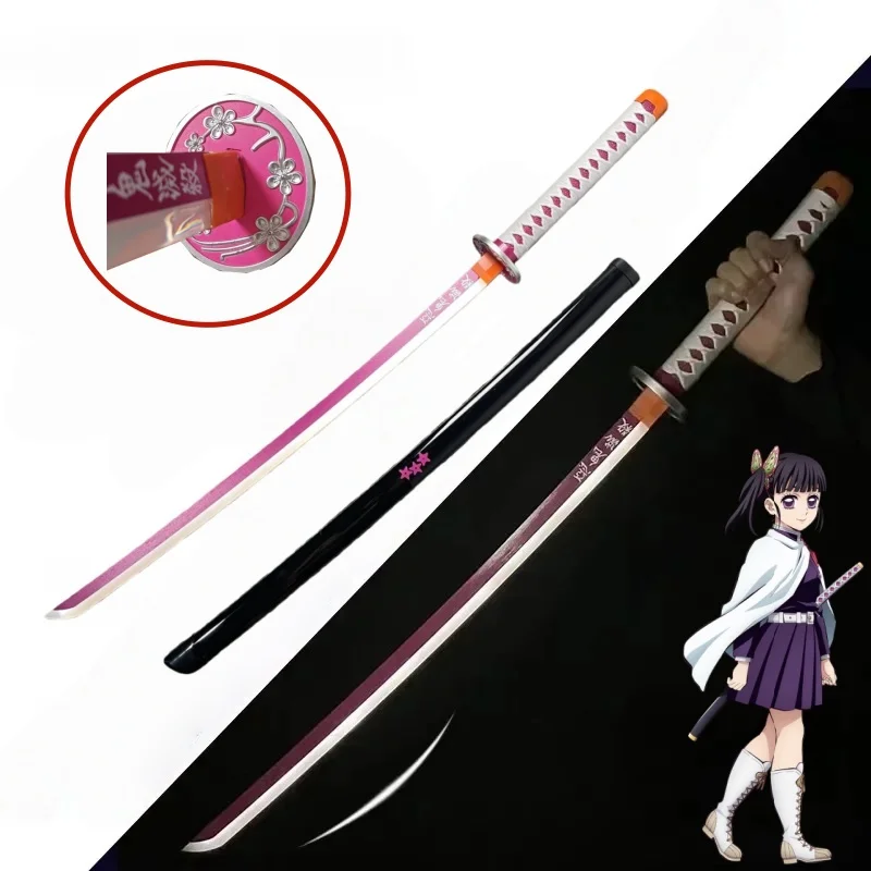 104 cm Heldere Katana LED Licht Zwaard Kimetsu Geen Yaiba Anime Cosplay Prop Real Size Japanse Katana Samurai Sabel Demon Slayer