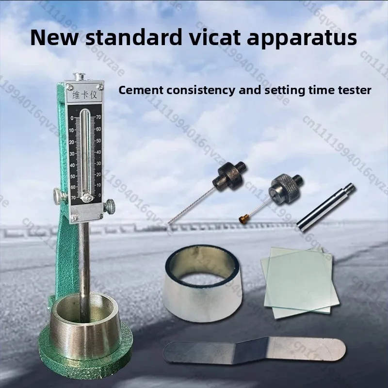 

Cement Vicat Instrument Final Setting Needle Round Mold Gypsum Setting Time Tester