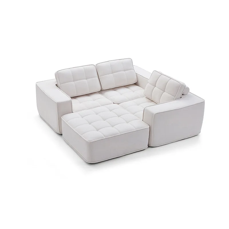 

Vacuum compression sofa sofa Italian living room small apartment straight row module fabric sofa free combination