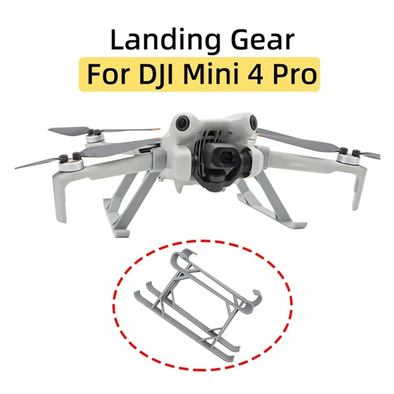 Tripé de elevação para Pro4 Drone, Landing Gear, Support Leg, Gimbal Camera Lens, Acessórios